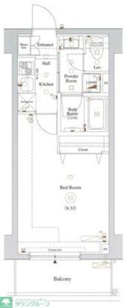 DIPS赤羽駅前の物件間取画像